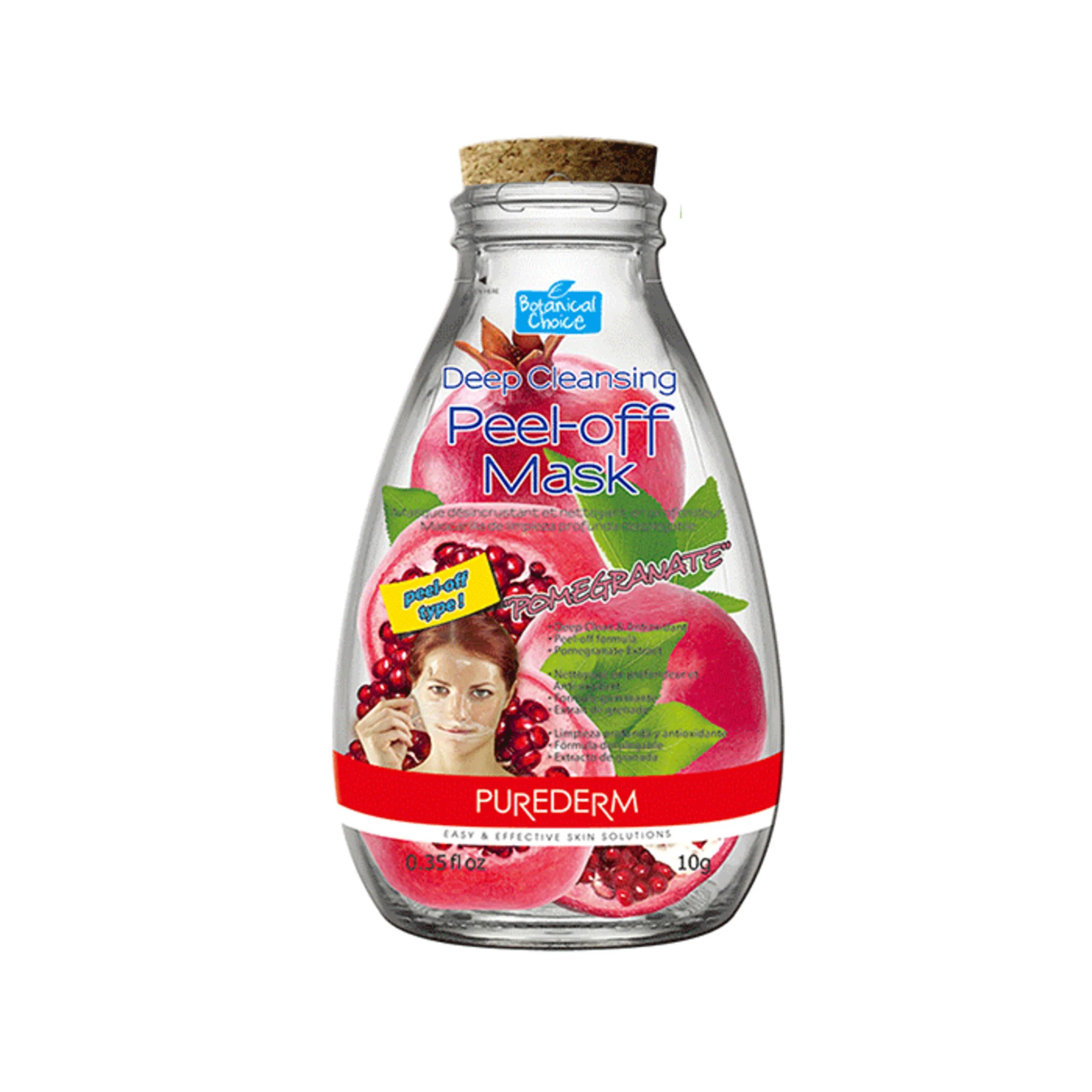 ماسک صورت لایه بردار انار Purederm ماسک صورت لایه بردار انار Purederm